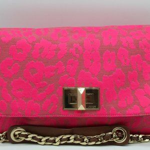 Juicy Couture Pink Animal Print Shoulder Bag